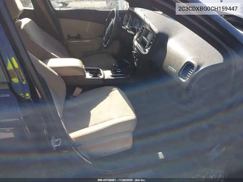 2C3CDXBG0CH159447 2012 Dodge Charger Se
