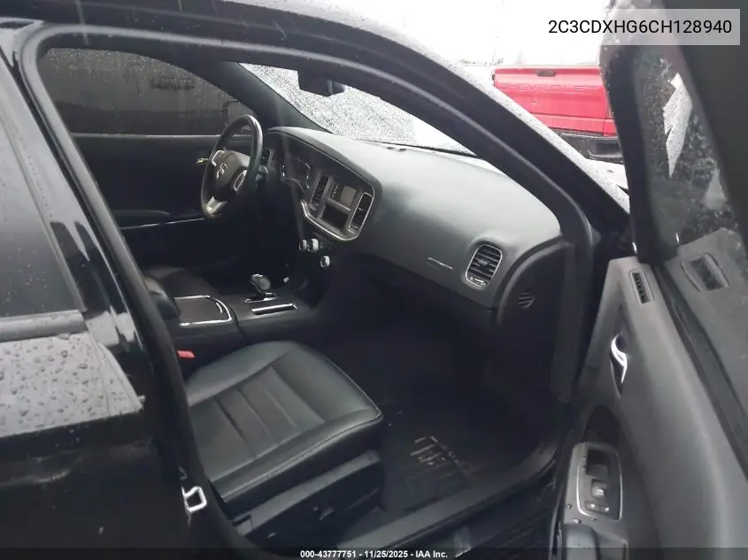 2C3CDXHG6CH128940 2012 Dodge Charger Sxt