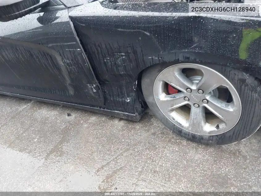 2C3CDXHG6CH128940 2012 Dodge Charger Sxt