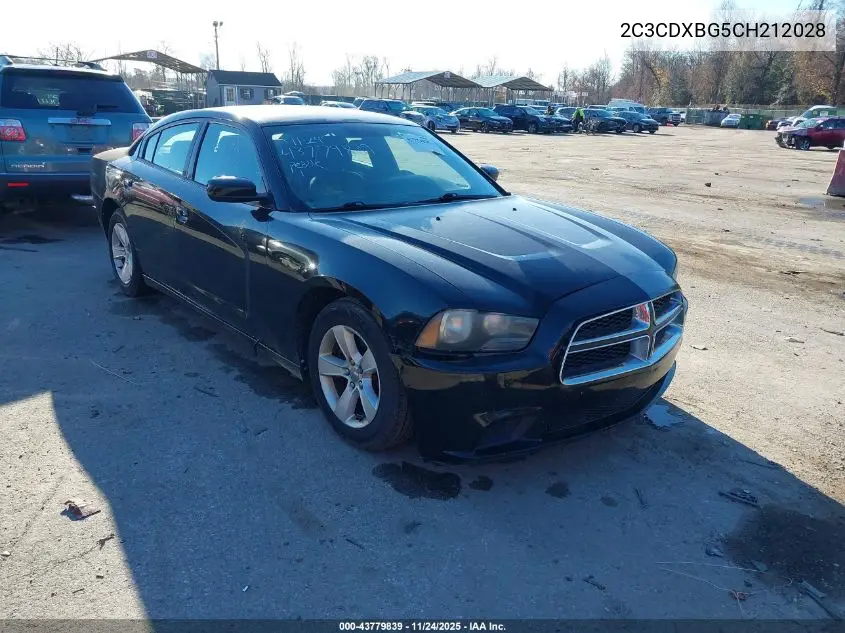 2C3CDXBG5CH212028 2012 Dodge Charger Se