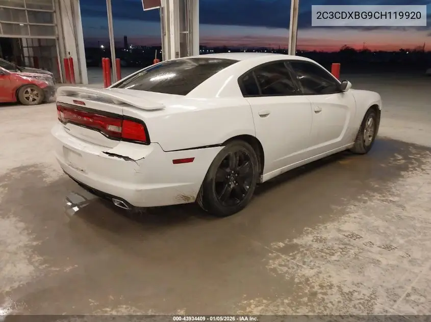2C3CDXBG9CH119920 2012 Dodge Charger Se