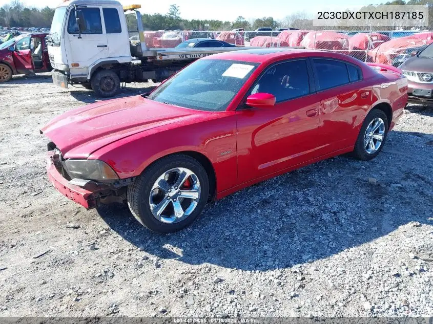 2C3CDXCTXCH187185 2012 Dodge Charger R/T