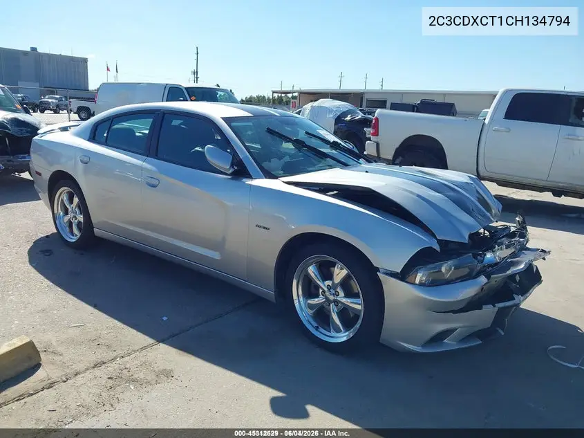2C3CDXCT1CH134794 2012 Dodge Charger R/T