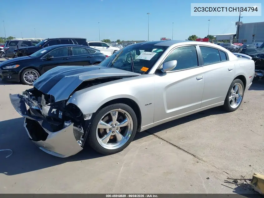 2C3CDXCT1CH134794 2012 Dodge Charger R/T