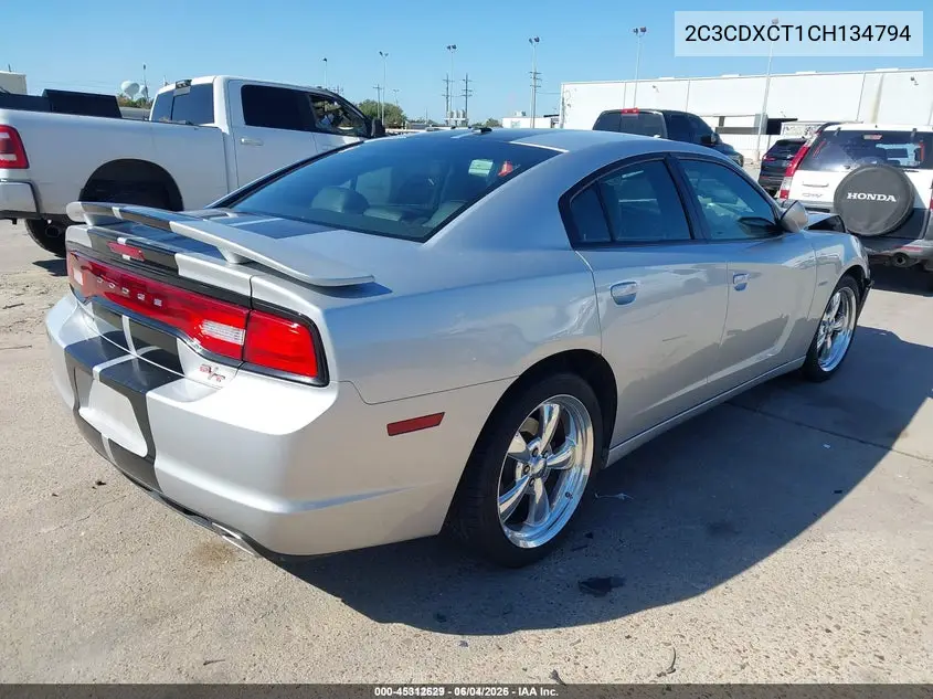 2C3CDXCT1CH134794 2012 Dodge Charger R/T
