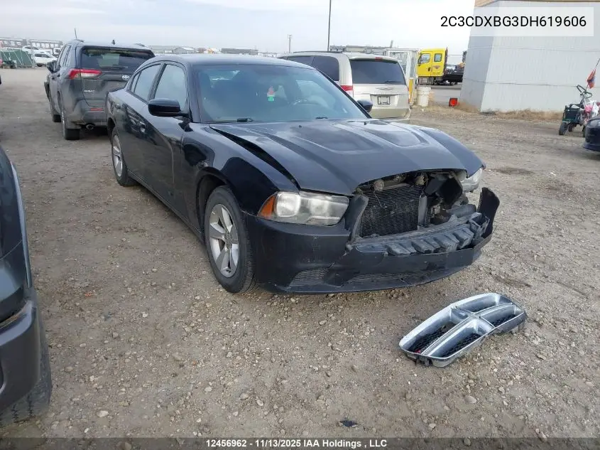 2C3CDXBG3DH619606 2013 Dodge Charger Se