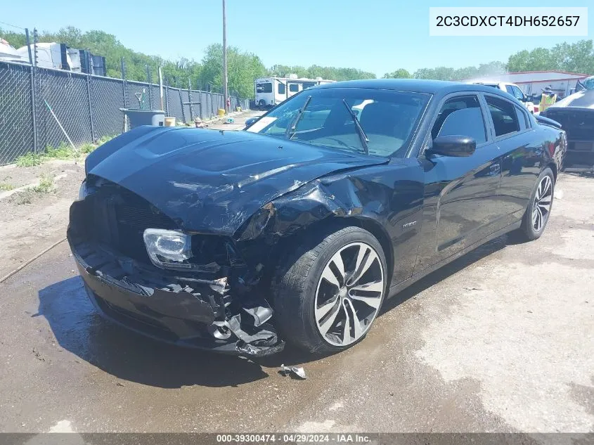 2013 Dodge Charger R/T VIN: 2C3CDXCT4DH652657 Lot: 39300474