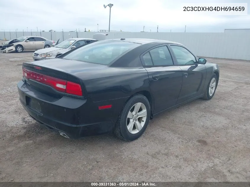 2C3CDXHG4DH694659 2013 Dodge Charger Sxt Plus