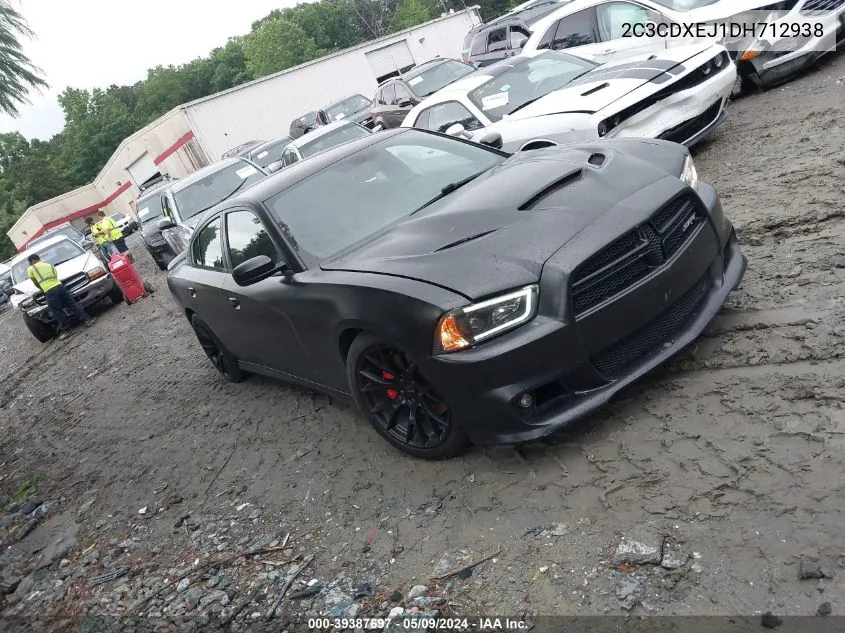 2013 Dodge Charger Srt8 VIN: 2C3CDXEJ1DH712938 Lot: 39387697