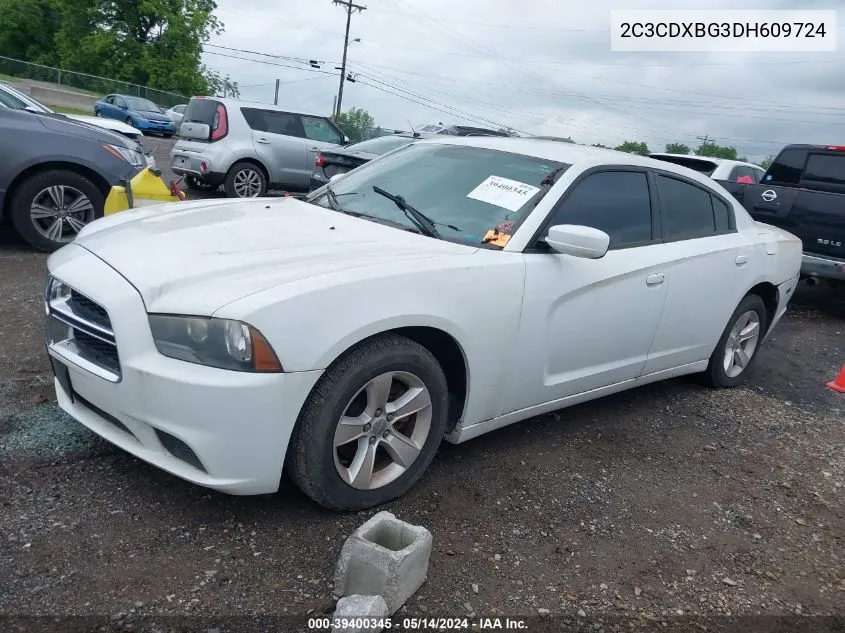 2C3CDXBG3DH609724 2013 Dodge Charger Se