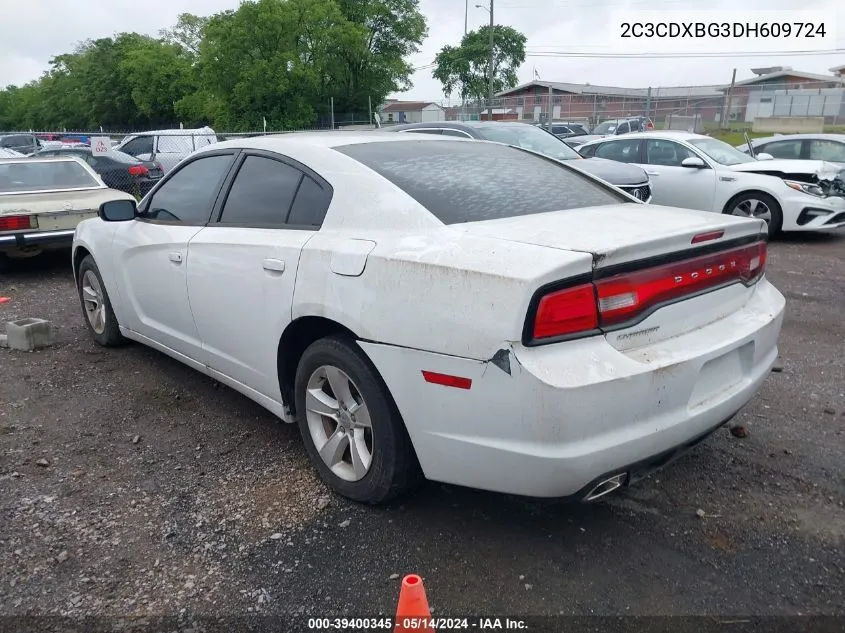 2C3CDXBG3DH609724 2013 Dodge Charger Se