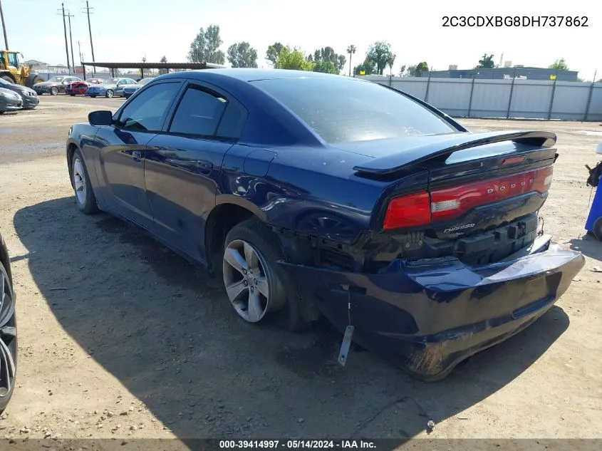 2013 Dodge Charger Se VIN: 2C3CDXBG8DH737862 Lot: 39414997