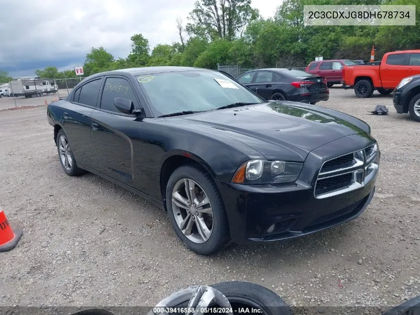 2013 Dodge Charger Sxt VIN: 2C3CDXJG8DH678734 Lot: 39416558