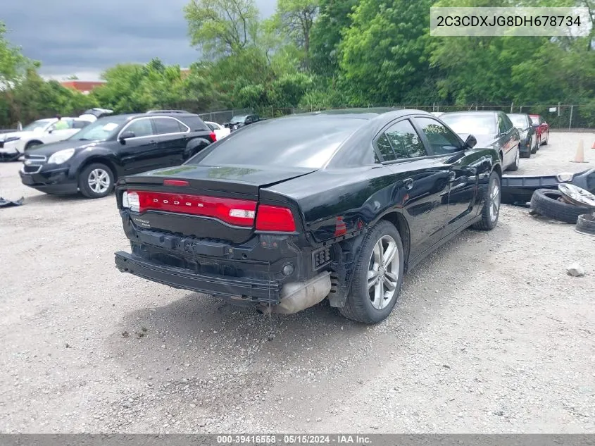 2013 Dodge Charger Sxt VIN: 2C3CDXJG8DH678734 Lot: 39416558