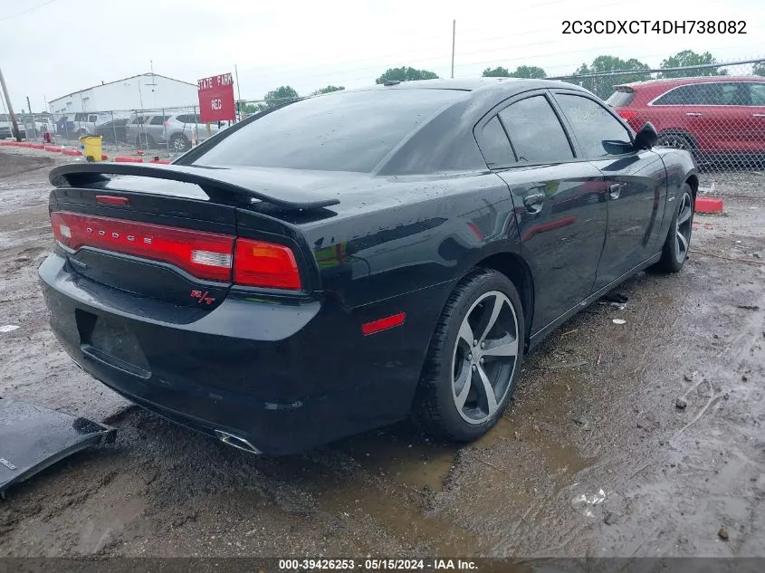 2013 Dodge Charger R/T VIN: 2C3CDXCT4DH738082 Lot: 39426253