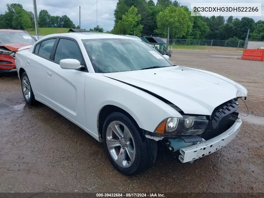 2013 Dodge Charger Sxt Plus VIN: 2C3CDXHG3DH522266 Lot: 39432684