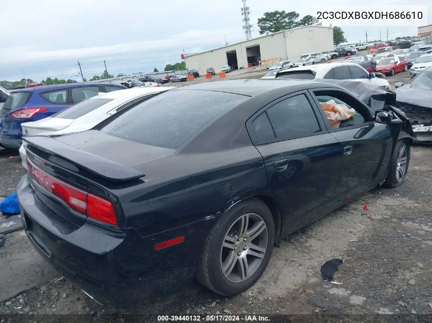 2C3CDXBGXDH686610 2013 Dodge Charger Se