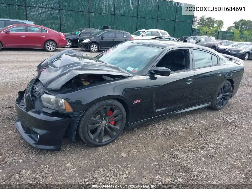 2013 Dodge Charger Srt8 VIN: 2C3CDXEJ5DH684691 Lot: 39444472