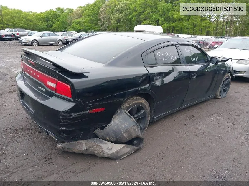 2013 Dodge Charger Se VIN: 2C3CDXBG5DH531530 Lot: 39450965