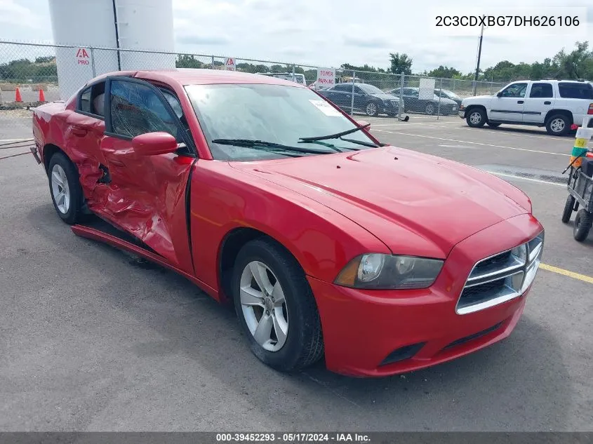 2013 Dodge Charger Se VIN: 2C3CDXBG7DH626106 Lot: 39452293