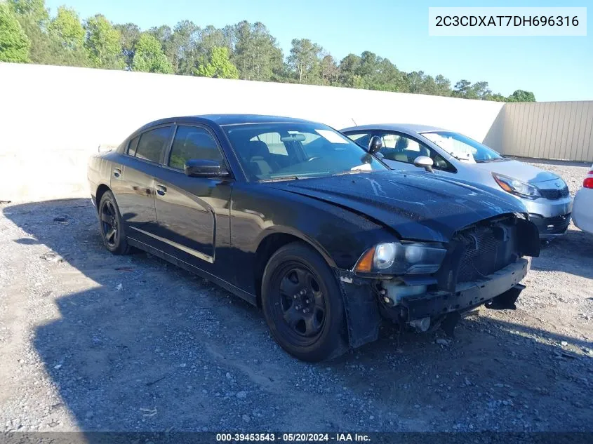 2013 Dodge Charger Police VIN: 2C3CDXAT7DH696316 Lot: 39453543