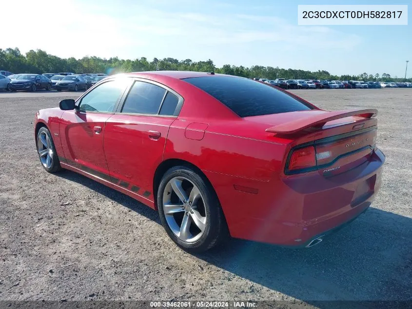 2013 Dodge Charger R/T Plus VIN: 2C3CDXCT0DH582817 Lot: 39462061