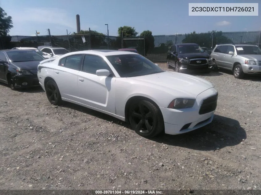 2C3CDXCT1DH726021 2013 Dodge Charger R/T Plus