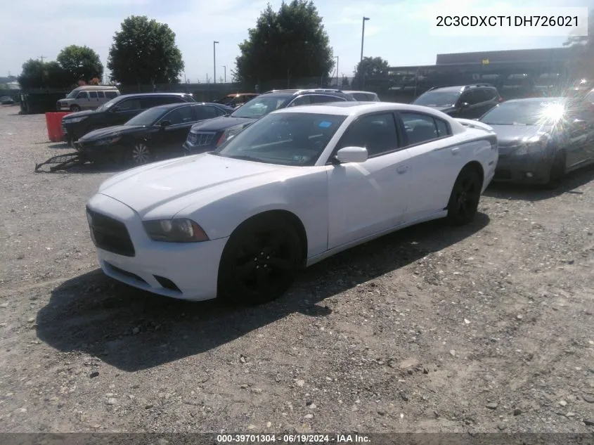 2C3CDXCT1DH726021 2013 Dodge Charger R/T Plus