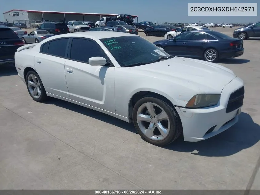 2C3CDXHGXDH642971 2013 Dodge Charger Sxt