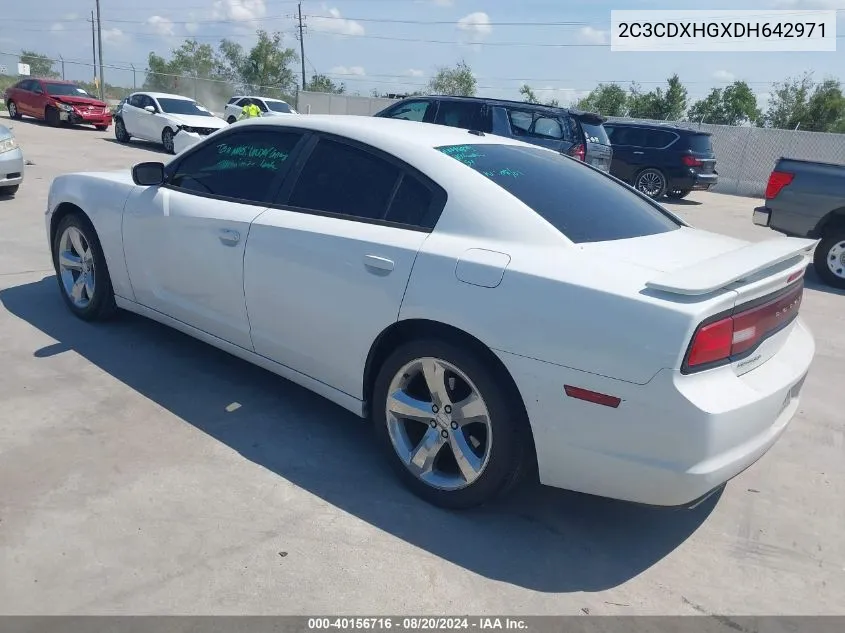 2C3CDXHGXDH642971 2013 Dodge Charger Sxt