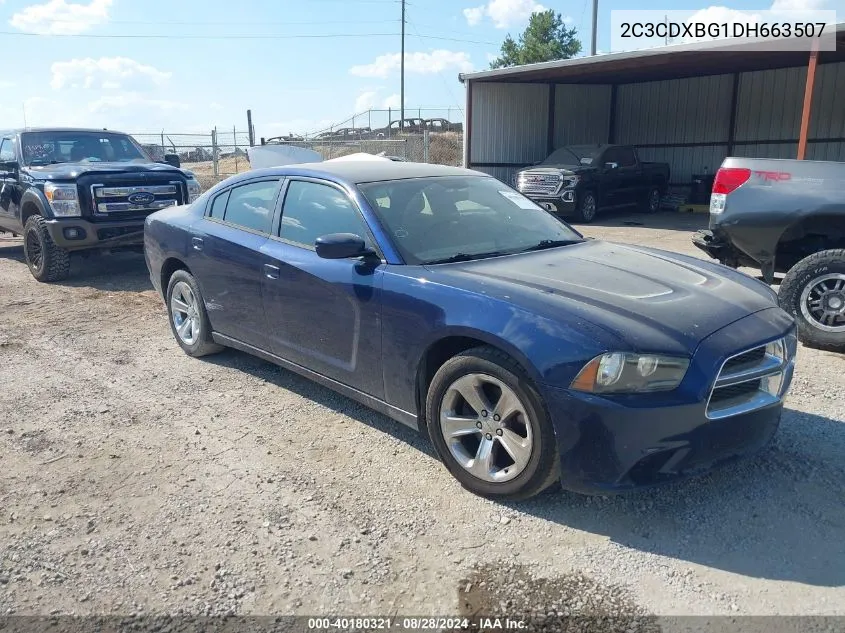 2013 Dodge Charger Se VIN: 2C3CDXBG1DH663507 Lot: 40180321