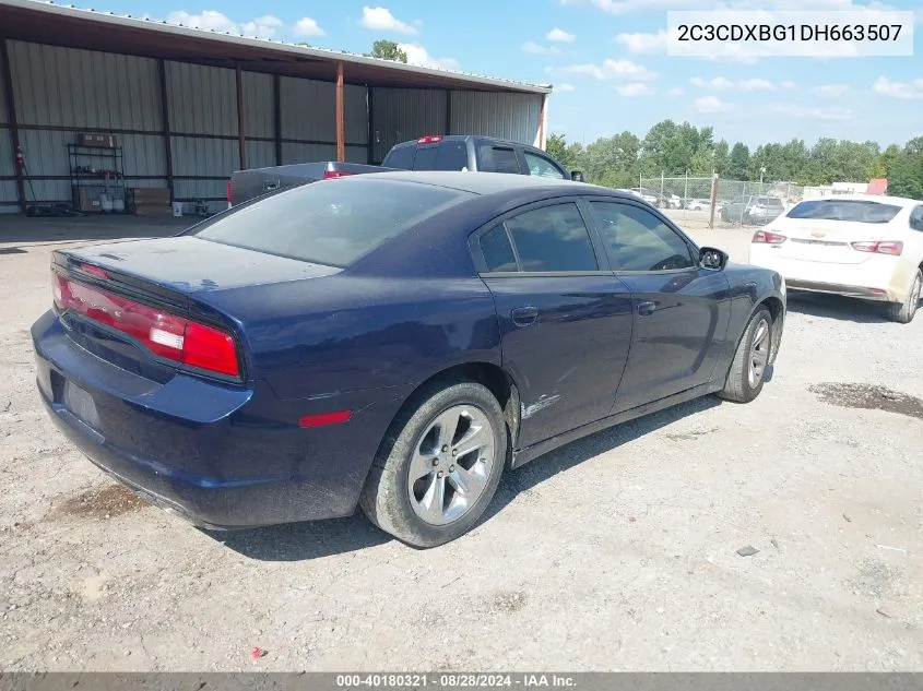 2013 Dodge Charger Se VIN: 2C3CDXBG1DH663507 Lot: 40180321