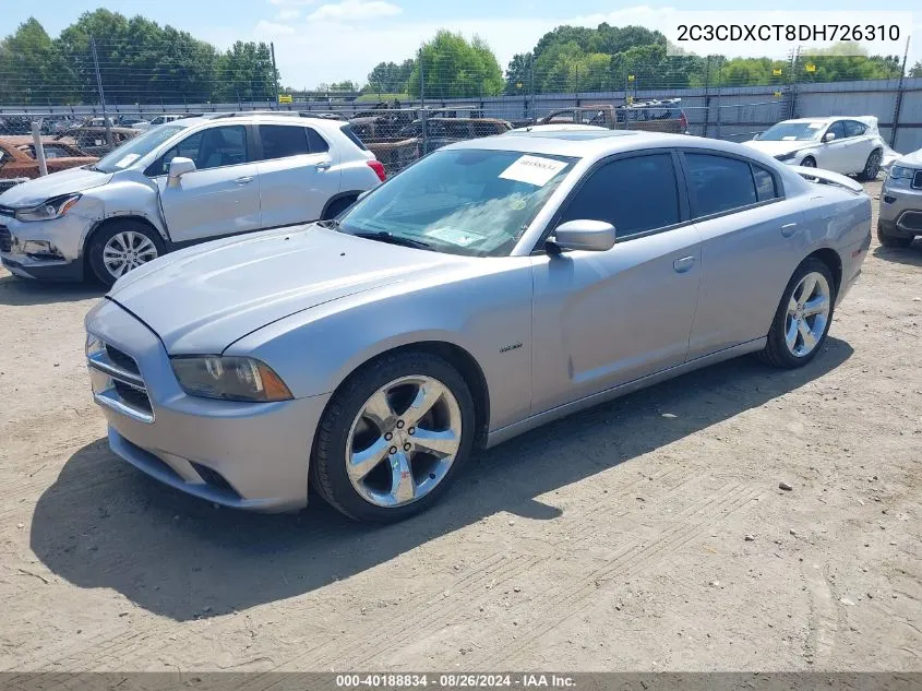 2013 Dodge Charger R/T VIN: 2C3CDXCT8DH726310 Lot: 40188834