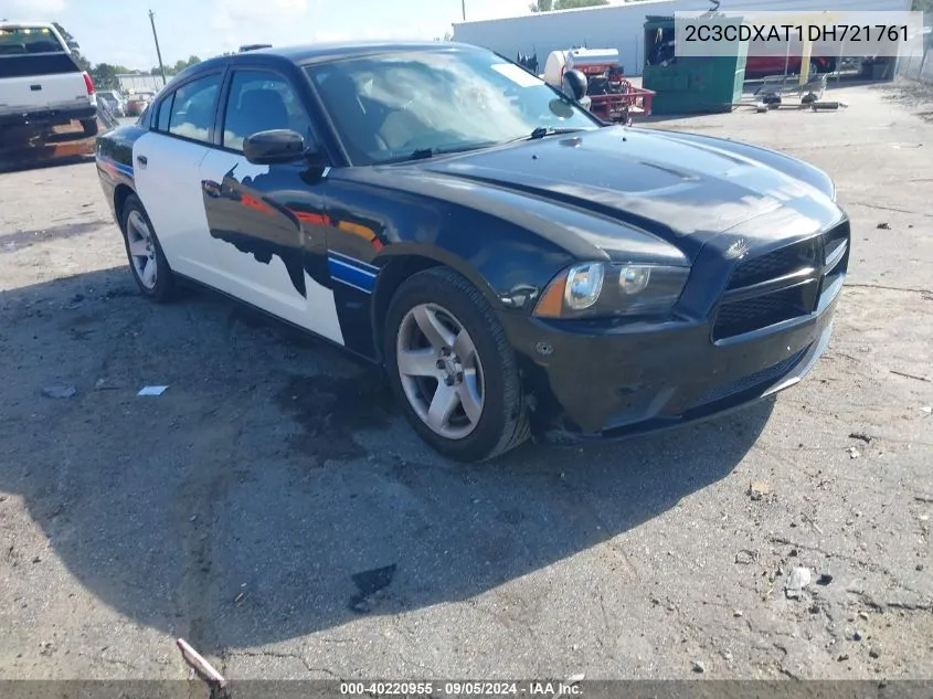 2013 Dodge Charger Police VIN: 2C3CDXAT1DH721761 Lot: 40220955