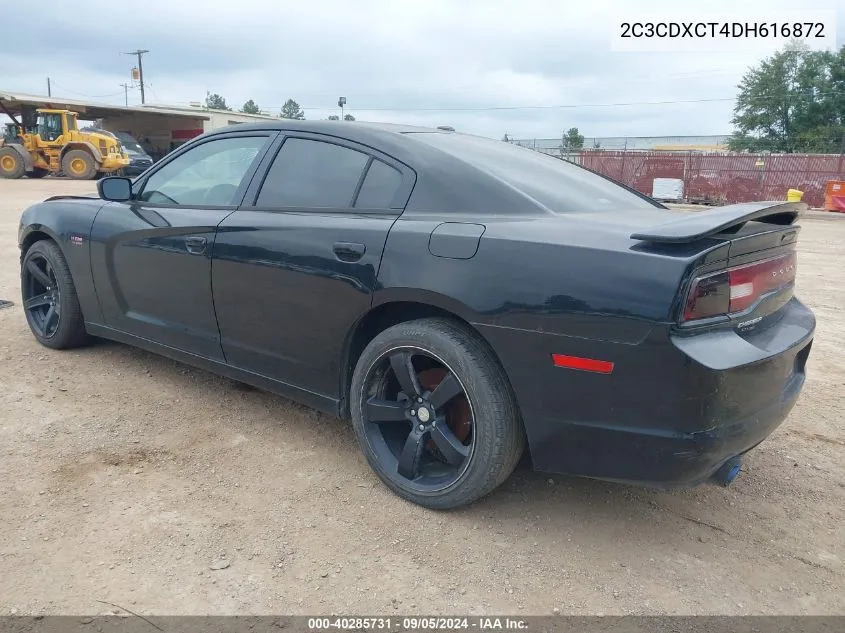 2013 Dodge Charger R/T VIN: 2C3CDXCT4DH616872 Lot: 40285731