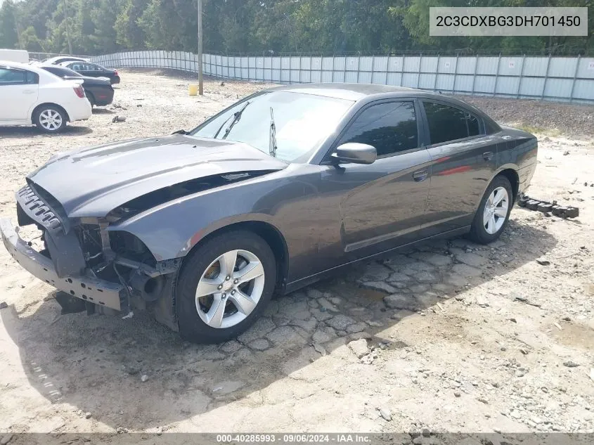 2C3CDXBG3DH701450 2013 Dodge Charger Se