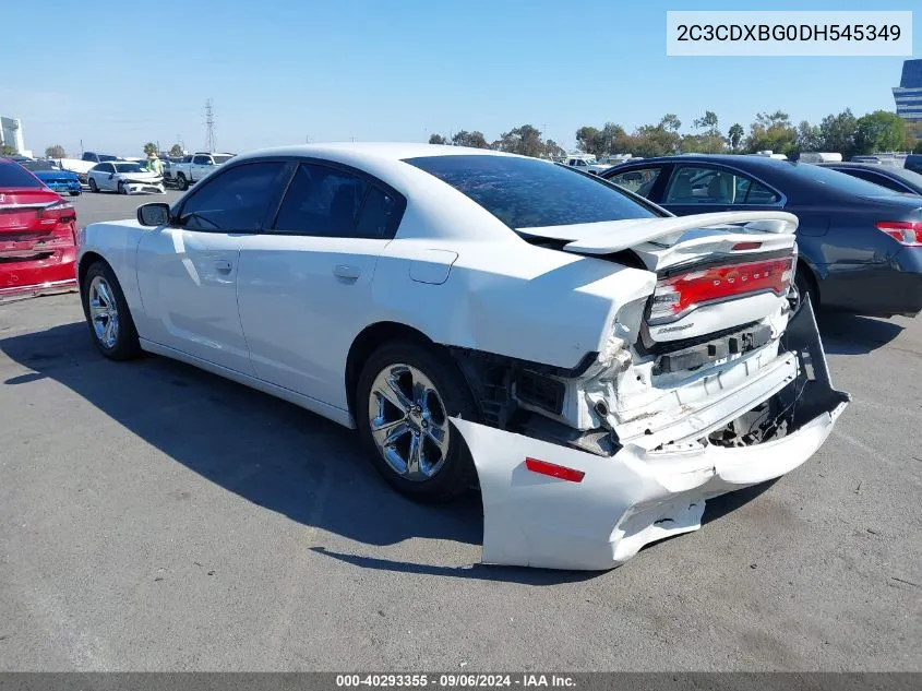 2013 Dodge Charger Se VIN: 2C3CDXBG0DH545349 Lot: 40293355