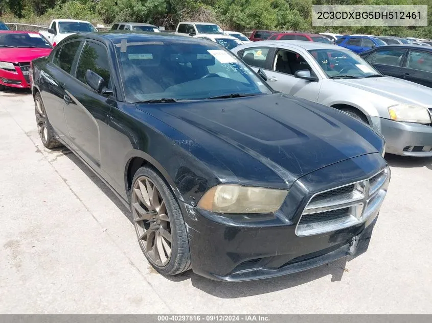 2013 Dodge Charger Se VIN: 2C3CDXBG5DH512461 Lot: 40297816