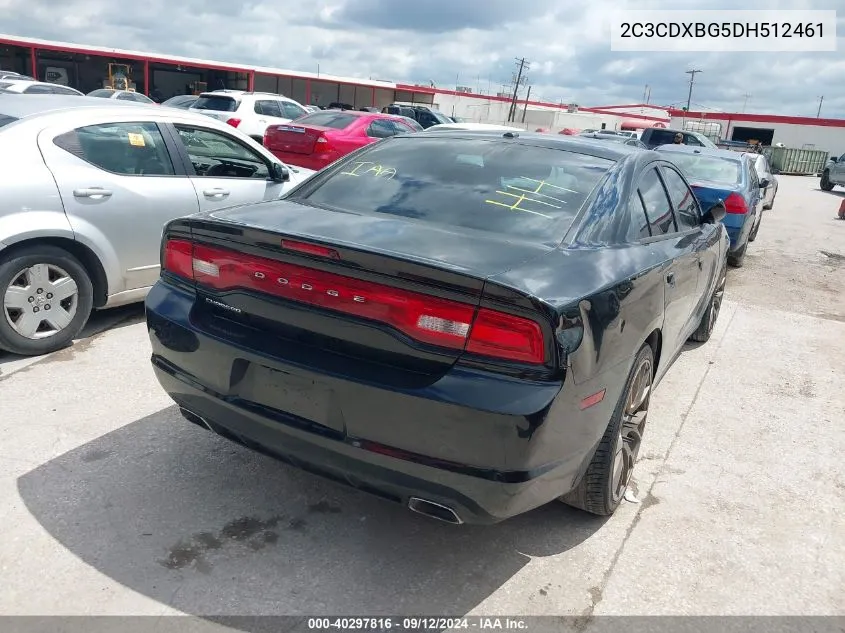 2013 Dodge Charger Se VIN: 2C3CDXBG5DH512461 Lot: 40297816