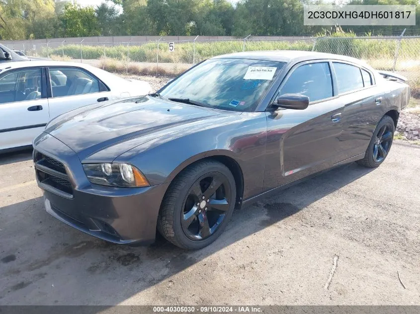 2013 Dodge Charger Sxt VIN: 2C3CDXHG4DH601817 Lot: 40305030