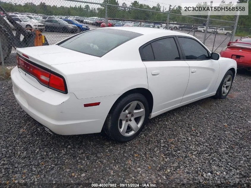 2013 Dodge Charger Police VIN: 2C3CDXAT5DH568558 Lot: 40307982