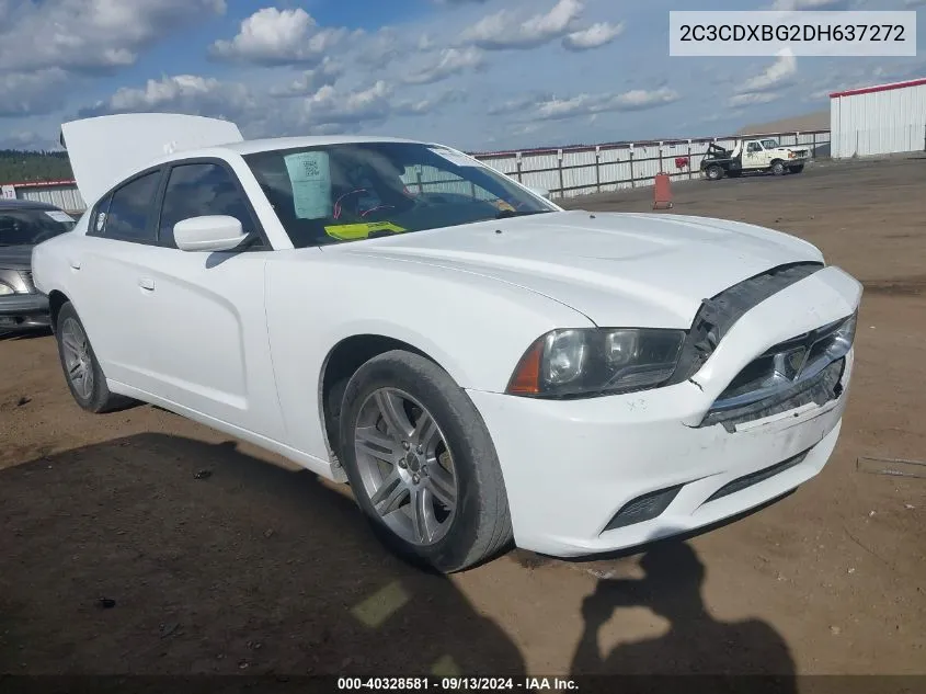 2013 Dodge Charger Se VIN: 2C3CDXBG2DH637272 Lot: 40328581