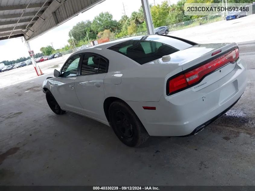 2C3CDXAT5DH593458 2013 Dodge Charger Police