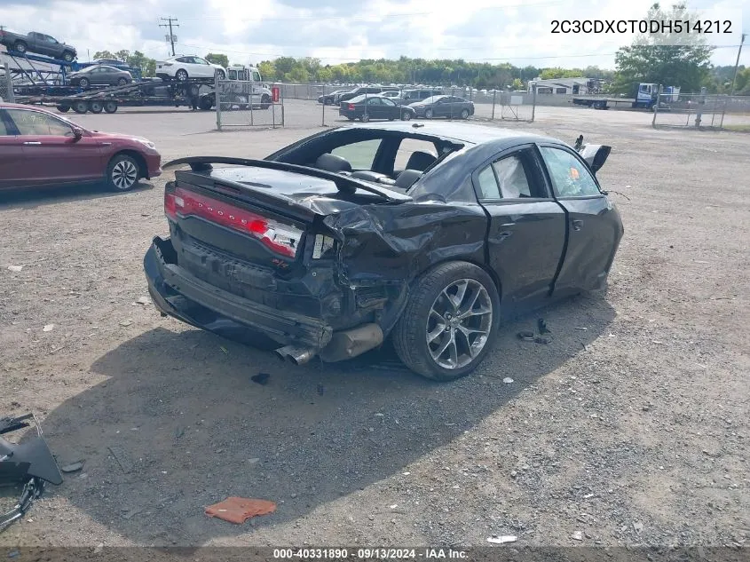 2C3CDXCT0DH514212 2013 Dodge Charger Road/Track