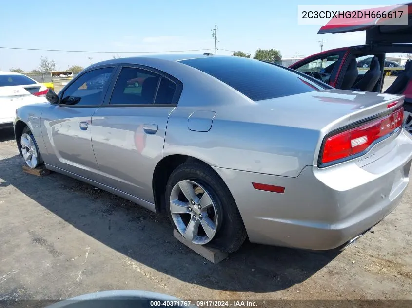 2C3CDXHG2DH666617 2013 Dodge Charger Sxt