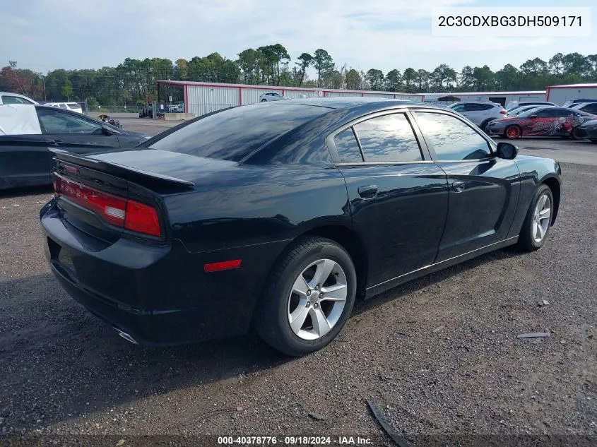 2013 Dodge Charger Se VIN: 2C3CDXBG3DH509171 Lot: 40378776