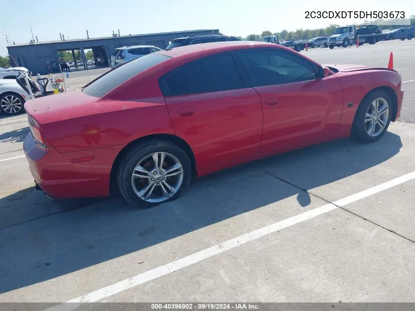 2013 Dodge Charger R/T Plus VIN: 2C3CDXDT5DH503673 Lot: 40396902