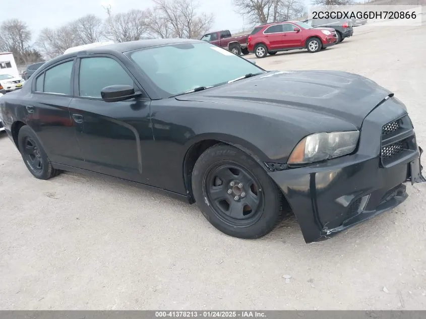 2013 Dodge Charger Police VIN: 2C3CDXAG6DH720866 Lot: 41378213