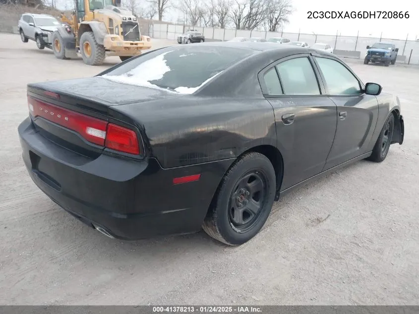 2013 Dodge Charger Police VIN: 2C3CDXAG6DH720866 Lot: 41378213