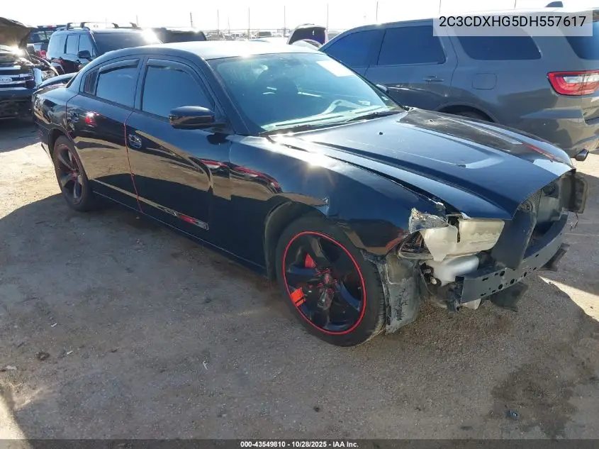2C3CDXHG5DH557617 2013 Dodge Charger Sxt Plus